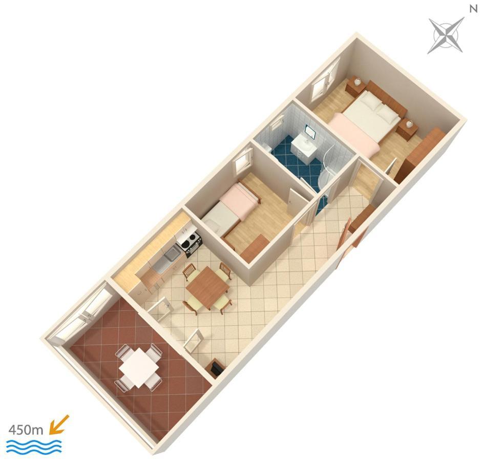 Family Friendly Apartments With A Swimming Pool Povljana, Pag - 244 Extérieur photo